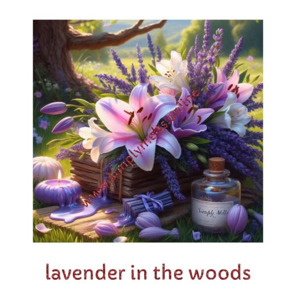 lavender in the woods